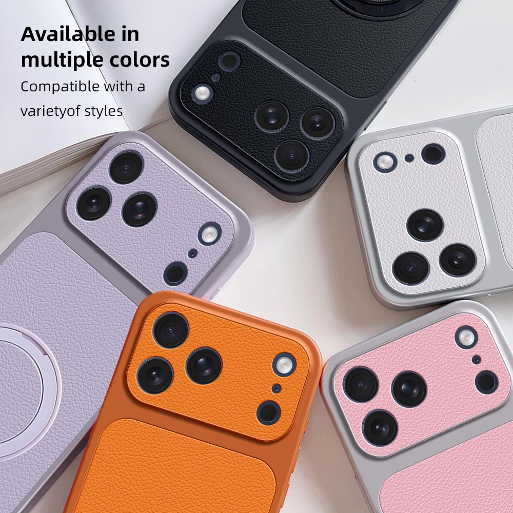 Leather Grain Phone Case For Huawei Nova 16 15 14 13 12 11 10 Pro Ultra 4G 5G with Kickstand Cover