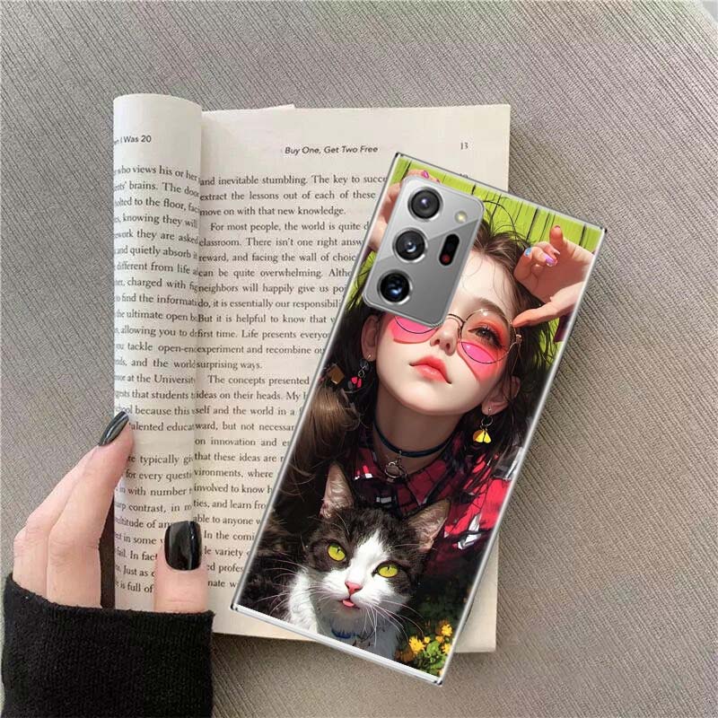 Youthful, Lively, Fashionable Girl Phone Case for Samsung A17 A37 A57 A54 A14 A24 A34 A07 A04S A02S A12 A22 A32 A52S A16 A26 A36