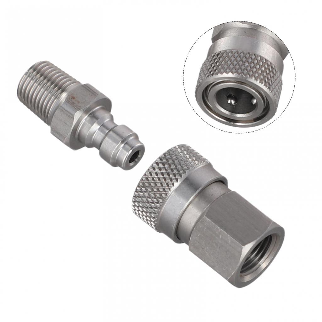 Szybkozłączka 1/8 NPT Męska i Żeńska Zestaw Złączek do Węży Powietrznych 8mm