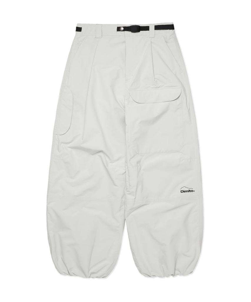 DIMITO Deck Wide Banded Pants (Wide Fit Lv.2) White