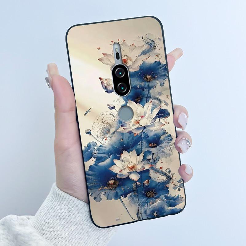 For Sony Xperia XZ2 Premium SO-04K SOV38 XZ2Premium Case Luxury Cute Cool Boys Girls Black Soft Silicone Back Cover TPU Housing