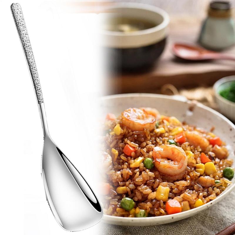 Metal Serving Spoons Big Spoons For Serving Food Silverware Spatula For Cooking And Eating Measuring Teaspoons For Kitchen And