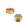 1~20pcs 1/8" 1/4" 3/8" 1/2" 1" BSP Female Thread Hex Brass End Cap Pipe Blind Plug Cover Fitting Coupler Connector Adapter