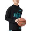 Li-Ning CBA Basketball Series Alphabet Printing Hoodie 'Black' Men's AWDR709-2