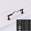 Fuji Black European Style Cabinet & Wardrobe Handle