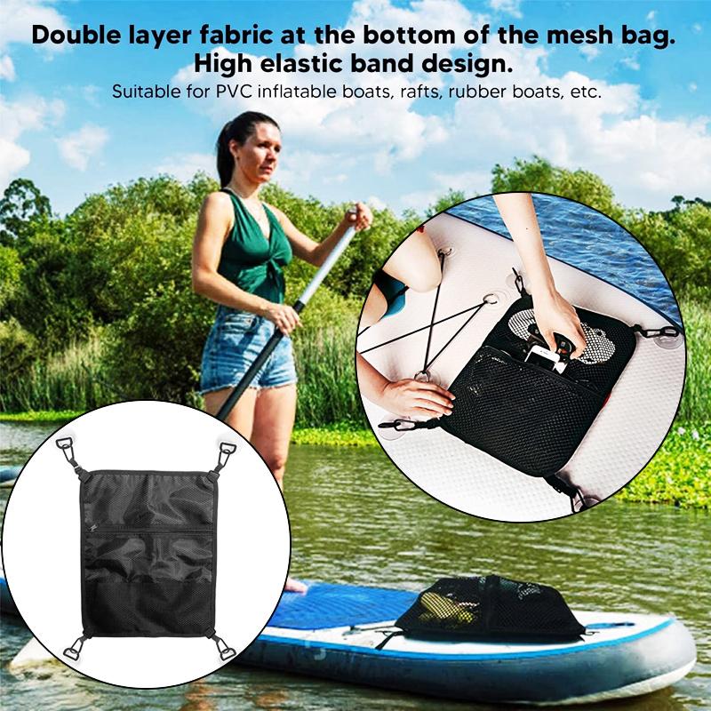 Waterproof Paddleboard Deck Bag Portable Dry Bag with Suction Cups Surfing Storage Bag for Kayak Beach Outdoor Lightweight
