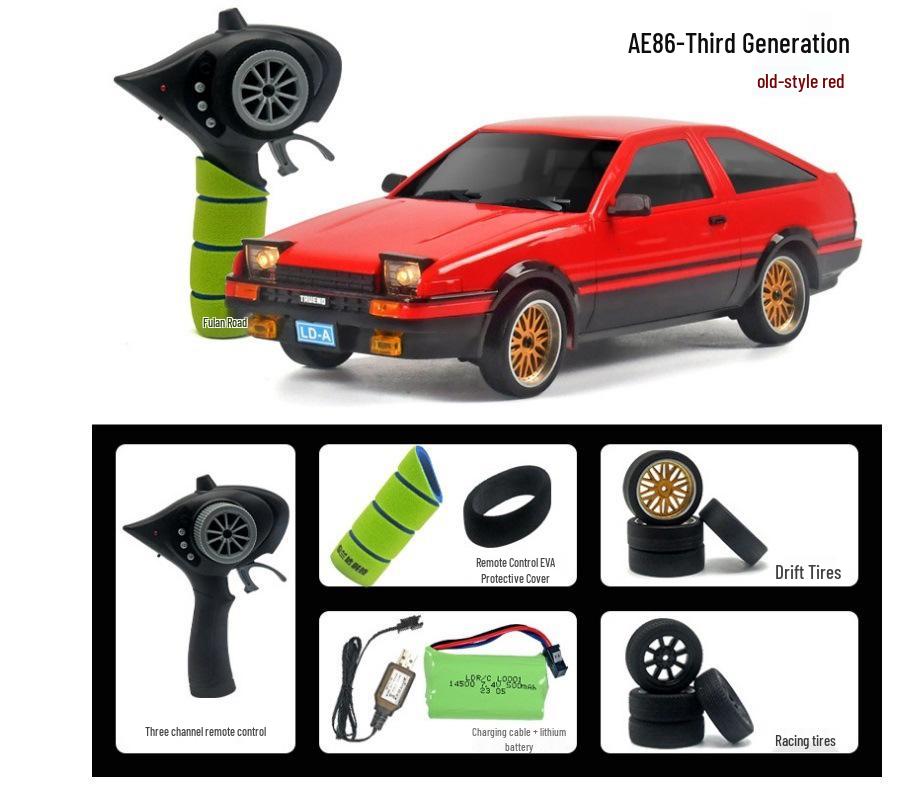 Landa Tech LD1801 3rd Gen 1:18 2.4G AE86 Drift RC Car 1:18