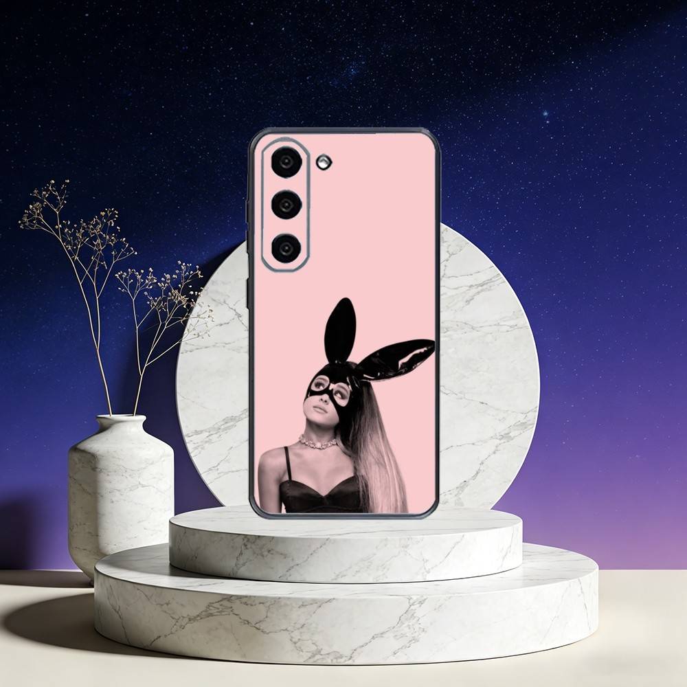 Ariana Grandes Phone Case For Samsung Galaxy A73,A72,A71,A70,A53,A52,A51,Others Soft Black Cover