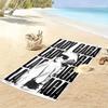 Lady Gaga Vibe Print Beach Towel, Large Soft Quick Dry Towel for Beach Camping Swimming