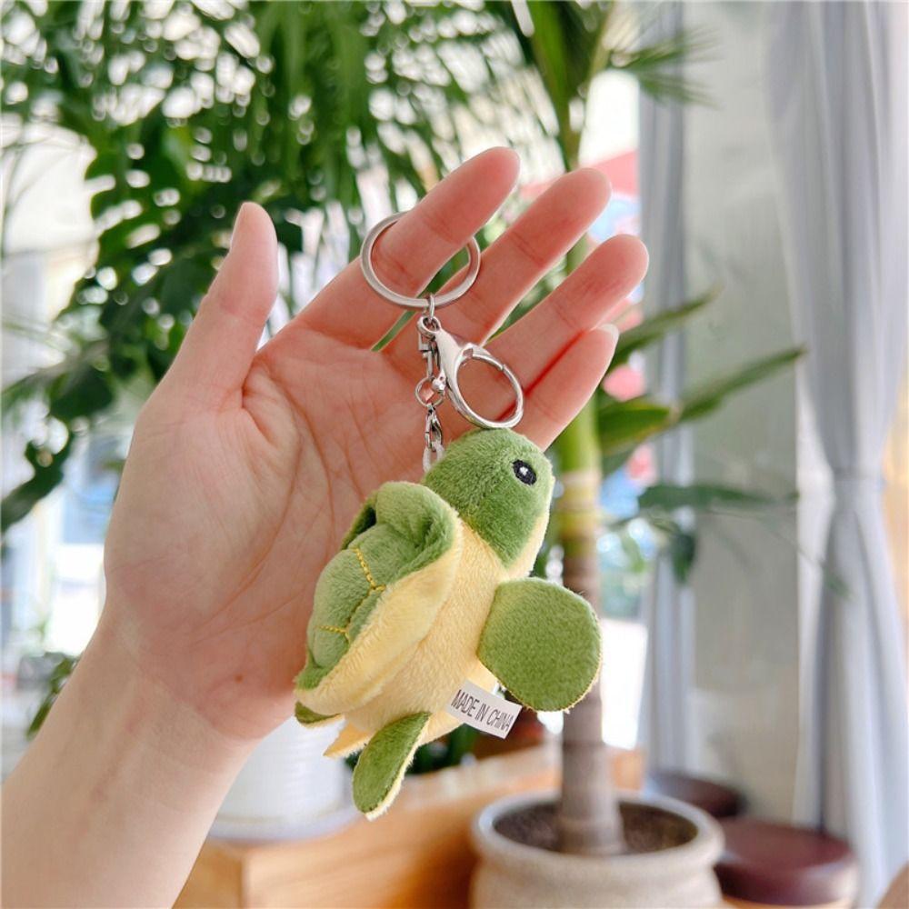 Plush Turtle Plush Keychains Cartoon Turtle Turtle Plush Keyring  Children Gifts