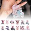 Acrylic Piglet Key Chain 2D Car Interior Pendant Bag Accessory Key Chain Pendant  Home Decoration