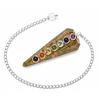 Certified Unakite Pendulum Dowsing Tool - Natural Crystal Pendulum for Spiritual Guidance - Premium Dowser Pendulum with Chakra for Accurate Divi
