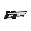 1Pc R Line Metal Car Front Grill Emblem Badge for Jetta Beetle CC Golf Passat Touareg Scirocco Lavida Tiguan Touran Accessories