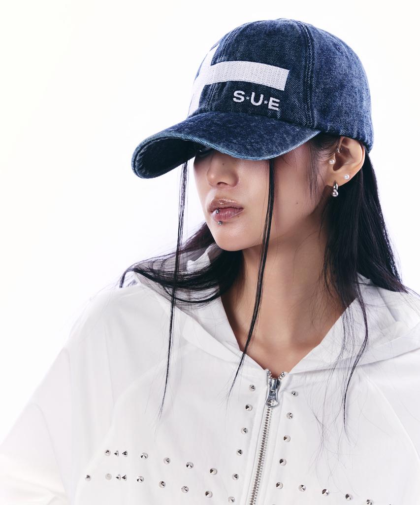 SETUP-EXE Cross Logo Ball Cap / Denim