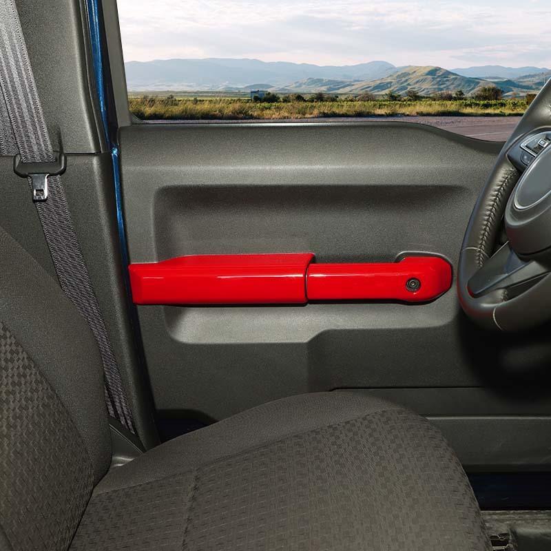 ABS Dveře Vnitřní Loketní Opěrka Panel Dekorace Kryt Nálepka Vhodné Pro Suzuki Jimny 2019 Nahoru 4dveřová Verze Interiérové Doplňky