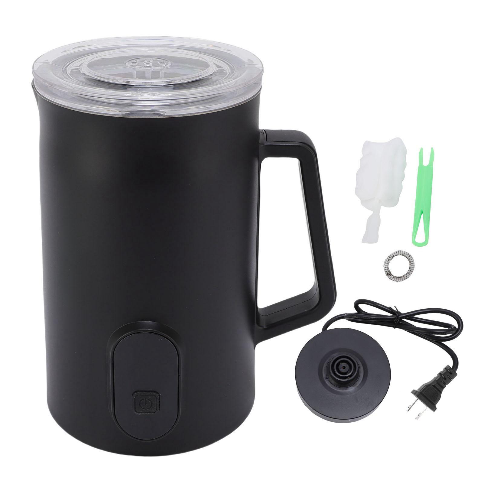 

4 в 1 Вспениватель и подогреватель молока Автоматический вспениватель теплого и холодного молока для кофе латте капучино горячего US Plug 110V