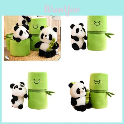 Autentická plyšová hračka panda s bambusem Dokonalý suvenýr z Číny!