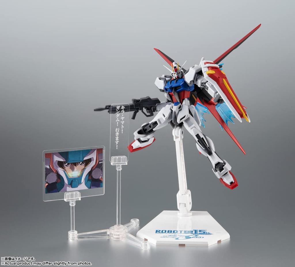 TAMASHII NATIONS ROBOT Spirits Mobile Suit Gundam SEED GAT-X105+AQM/E-X01 Aile Strike Gundam Ver. A.N.I.M.E. ~ROBOT Spirits 15th ANNIVERSARY