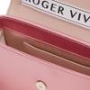 Roger Vivier Rv Tres Vivier Mini Satin Chain Shoulder Bag With Rhinestone Buckle Women shoulder bag Pink RBWANAB1020KE81F46