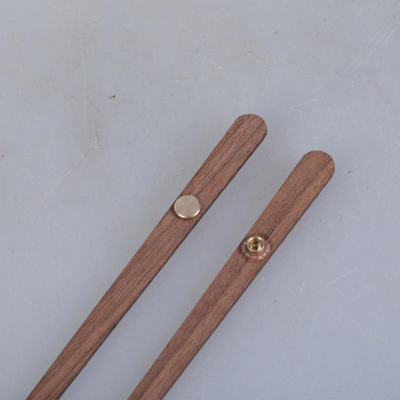 5 Set Lancette Orologio in Noce per Fai da Te e Riparazione Orologi da 12 14 pollici