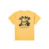 Vans Simple Round Neck Pullover Short Sleeve T-Shirt Women tops Ginger-Yellow VN000NNPOC2