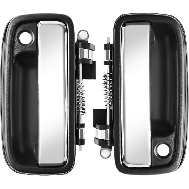 FAERSI 2pcs Outside Exterior Door Handles Front Left Driver Side & Right Passenger Side Fit for 1995 1996 1997 1998 1999 2000 2001 2002 2003 2004