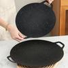 Korean BBQ Grill Pan Nonstick Aluminum Round Roasting Pan Outdoor Portable Griddle for Barbecue Fry Grill Top Cast Iron248