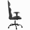 Gaming Chair Black and Gray Faux Leather