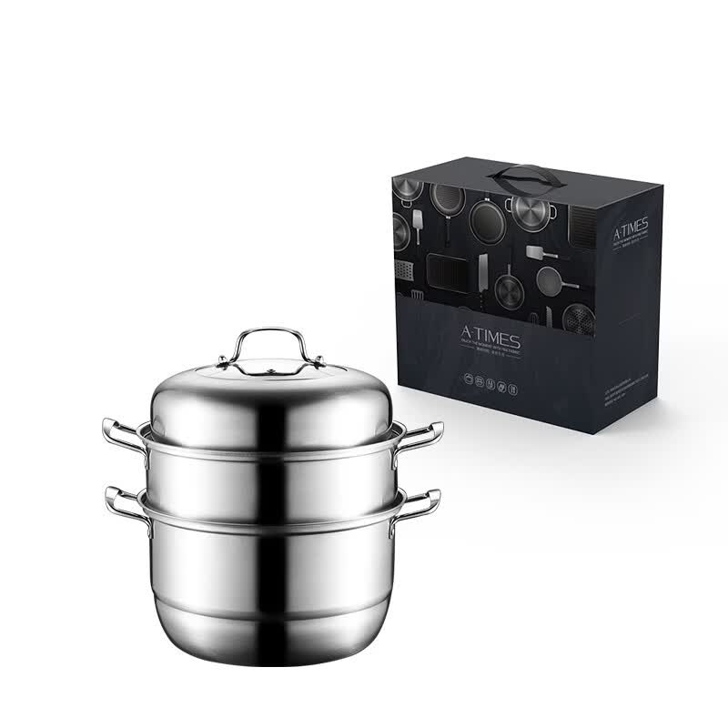 A-TIMES 28CM 3-Layer Steamer Pot