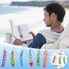 DiamondPainting Bookmark, Diamond-Painting Bookmark Set Feather, 5D DiamondPainting Bookmark