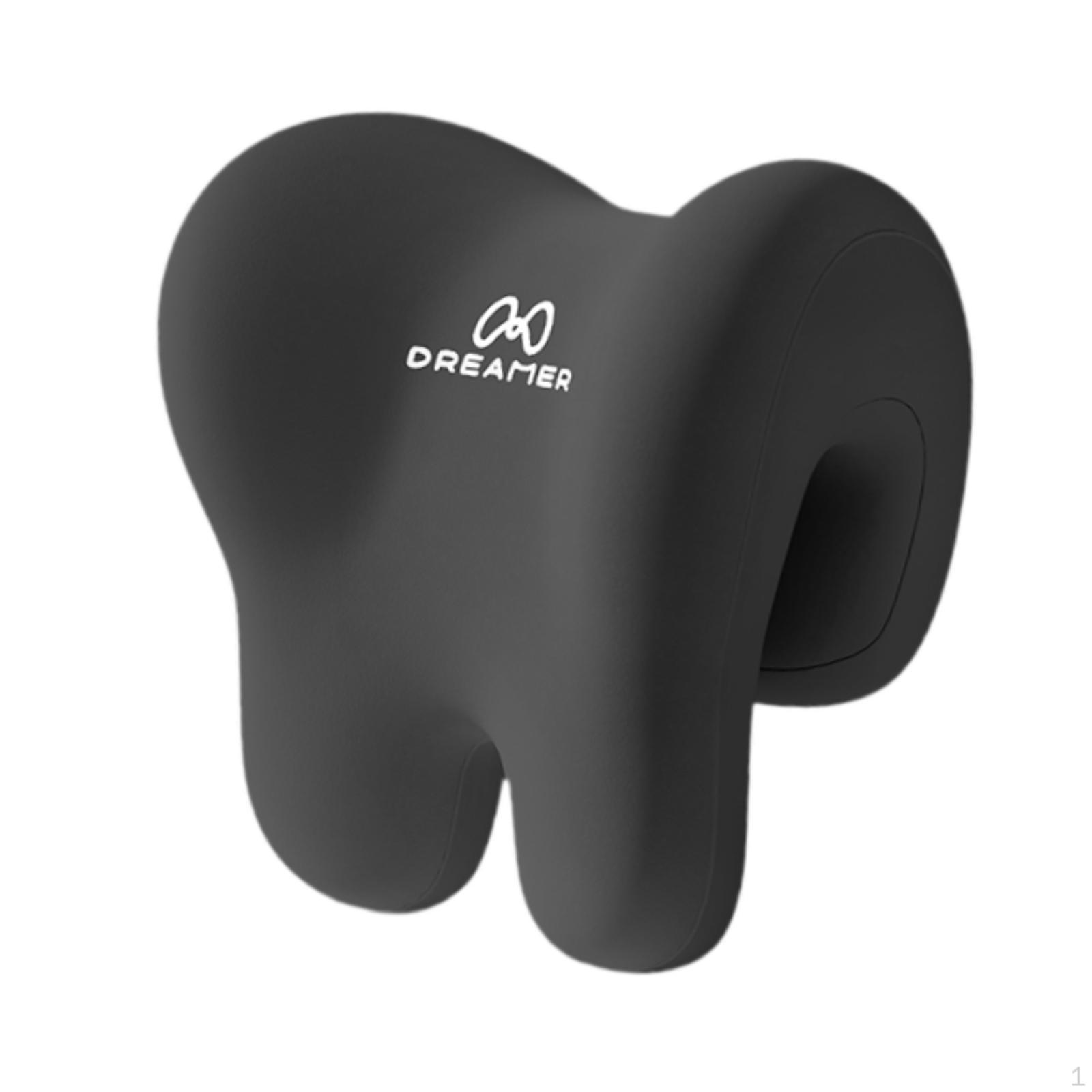 

Подушка для поддержки шеи офисного кресла, эргономичная, игровая, 25x18x26 см, многофункциональная, универсальная Black