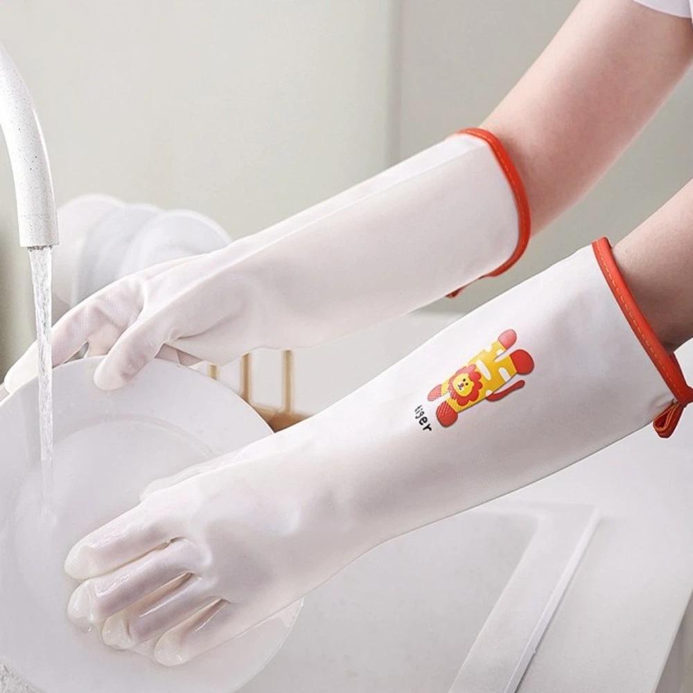 Tear-resistant Cleaning Gloves Thickened Kitchen Gloves Laundry Gloves  Kitchen Use