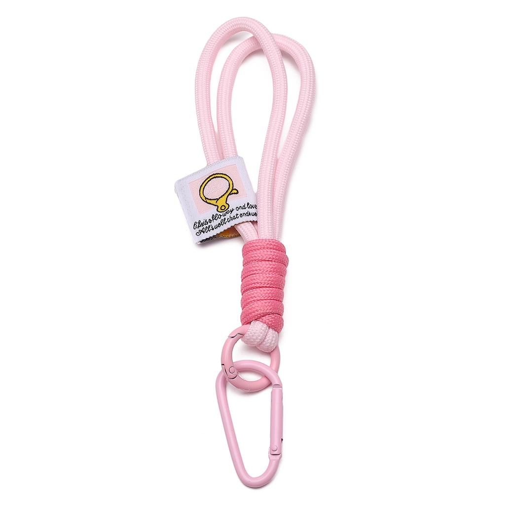 1 Piece Fashion Colorful Braided Lanyard Keychain Anti-Lost Knot Nylon Rope Keyring For Car Backpack Pendant Jewelry Accessories