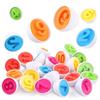 Matching Eggs Children Montessori Sensory Baby Toys Simulation Eggs Chicken Colors Shapes Sorter Learning Educational Toy TMZ
