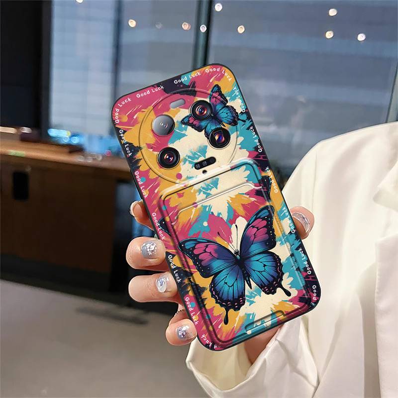 TPU Cute Phone Case For Xiaomi 13 Ultra Anti-dust Graffiti Shockproof Anti-knock Silicone Card Bag Dirt-resistant Cover