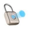 Fingerprint Padlock Multifunctional Smart Fingerprint Padlock No Password Security IPX2 Waterproof Rust Resistant