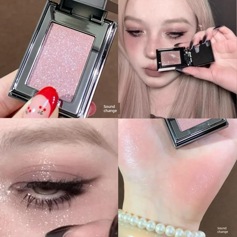 Hand-Rolled Golden Honey Brown with a Light Smoky Effect! Eyeshadow Crystal Powder Color, Multi-Use Single Color Eyeshadow Cream, Affordable Price