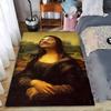 Classic Art Carpet with an Iconic Portrait Suitable for Use As an Anti-slip Game Mat for Living Room and Bedroom Sofas