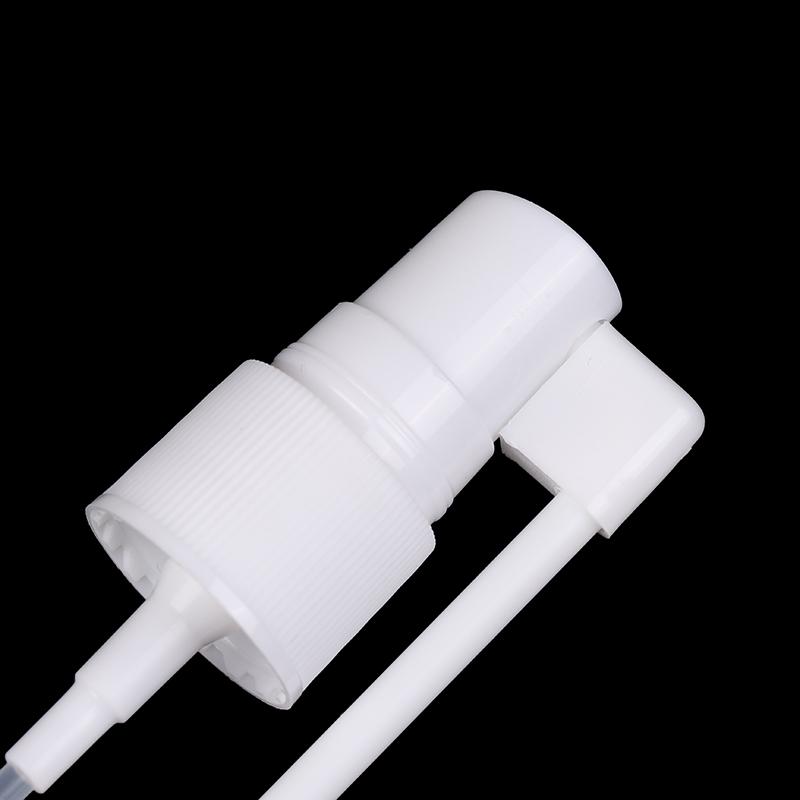 18/20 White Plastic Nasal Oral Spray Bottle Head Nozzle 360 Degree Rotating Elephant Trunk Mist Sprayer For Bottle