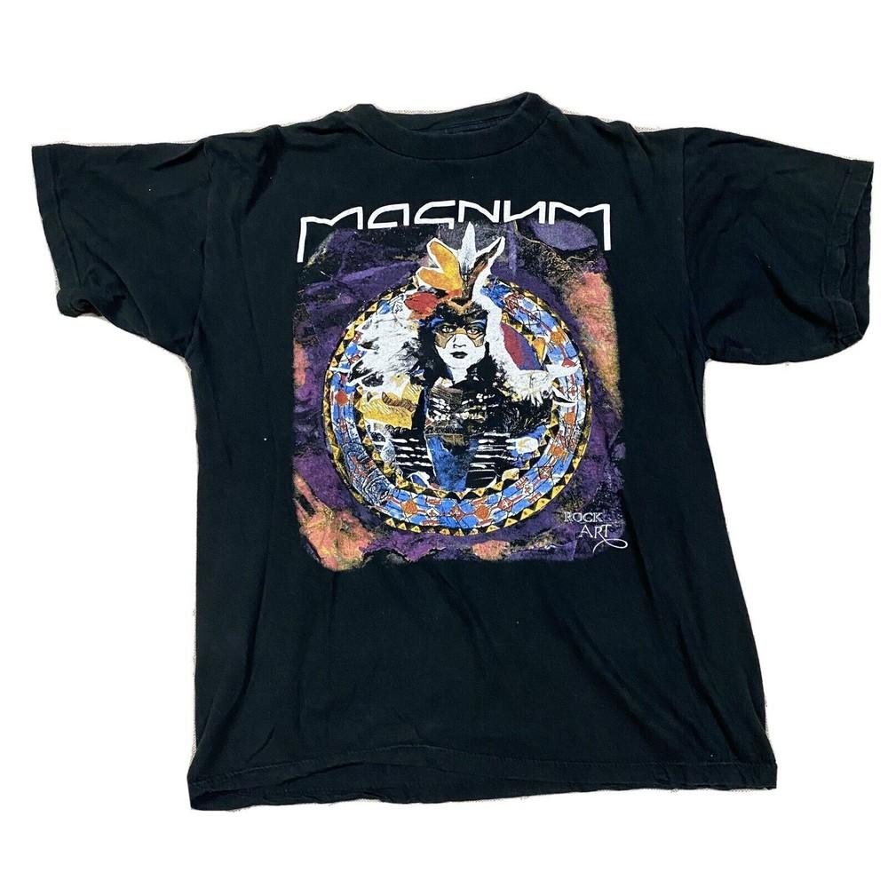 1994 Magnum European Tour Band T Shirt Hard To Find BO053 Unisex T-Shirt Graphic Tee XXL