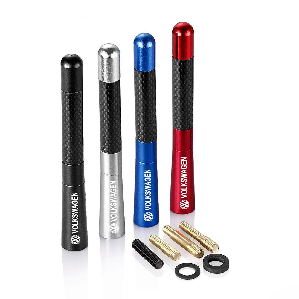 efg1 CZTX-VW New 12cm Carbon Fiber Car Radio Antenna For Volkswagen GOLF 5  Polo Golf 6 Golf 7 Accessories Sticker