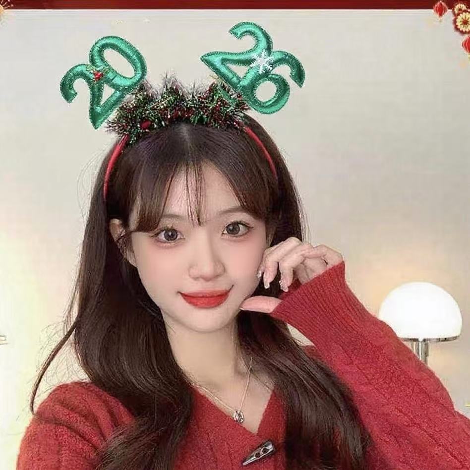 2026 New Year s Eve Headband Carnival Accessories One Size