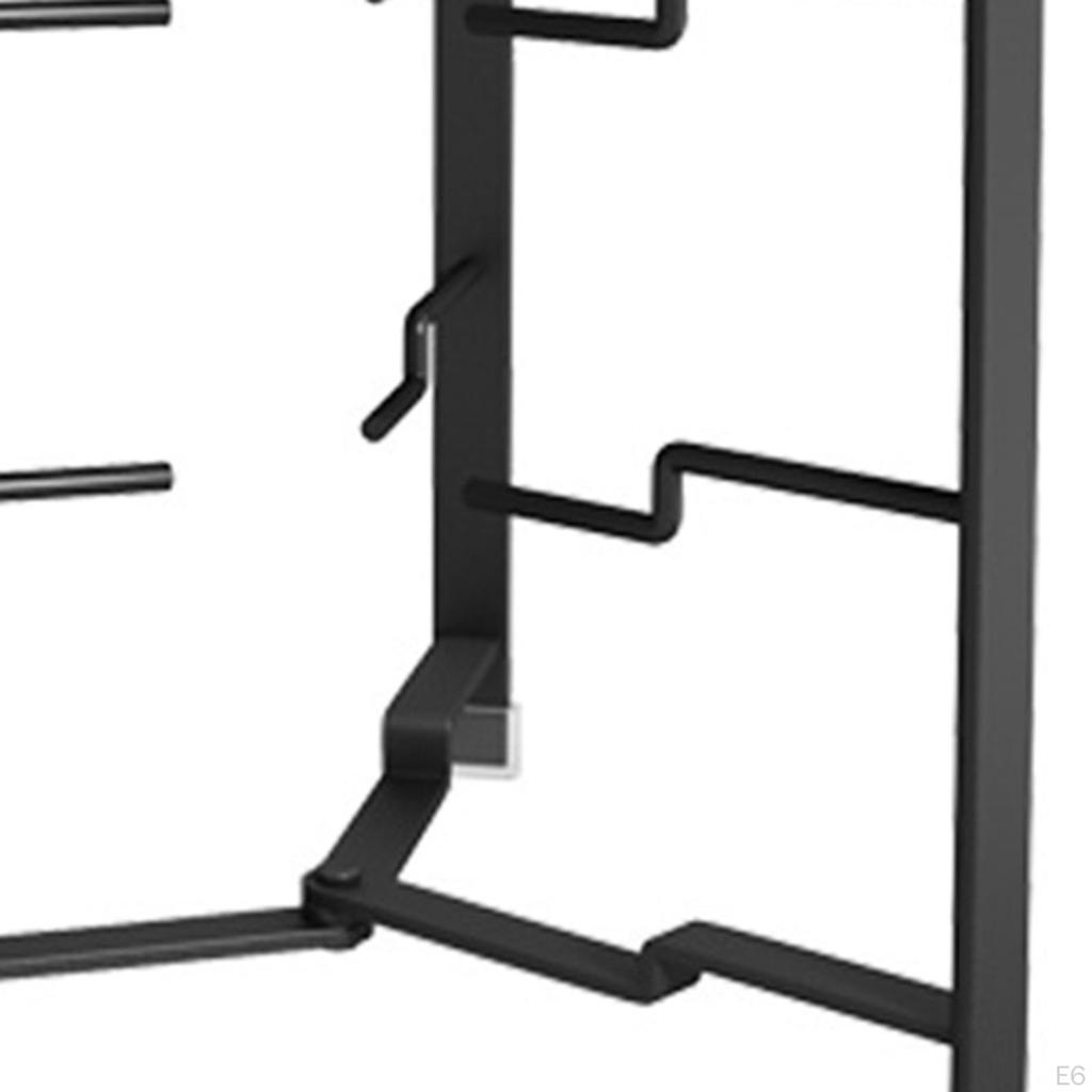 Pizza Pan Holder Dish Storage Foldable Hanging Kitchen Shelf Serving Stand Ingredient