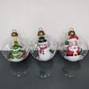 Transparent Inflatable PVC Christmas Snowman Decoration Ball