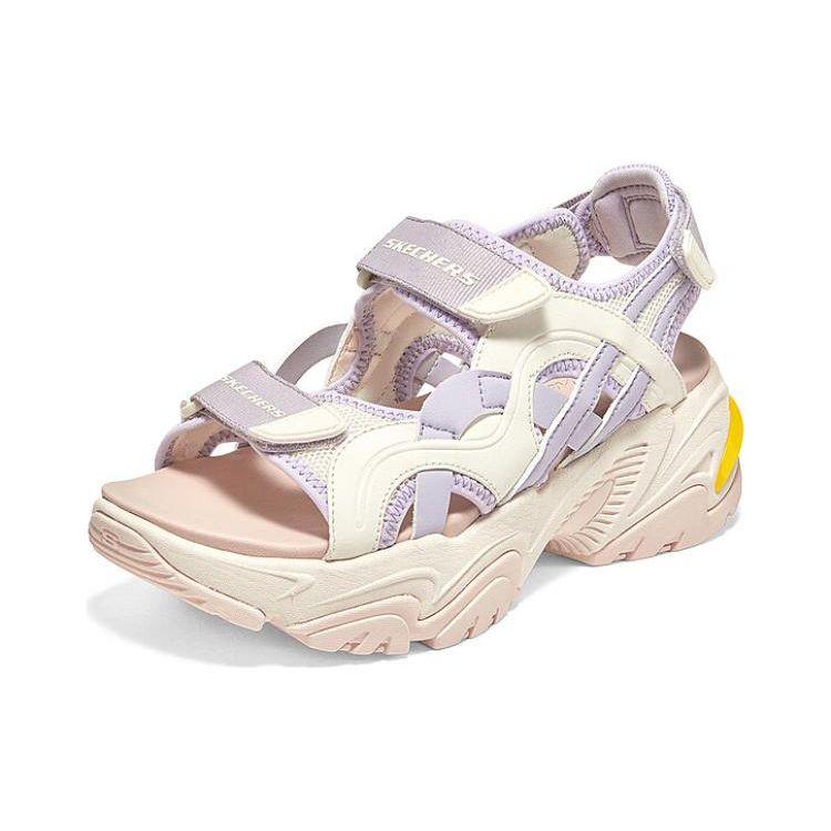 Skechers Stamina V2 PU Mecha Style Beach Sandals Women Sandals Pink Purple 119862-NTPR