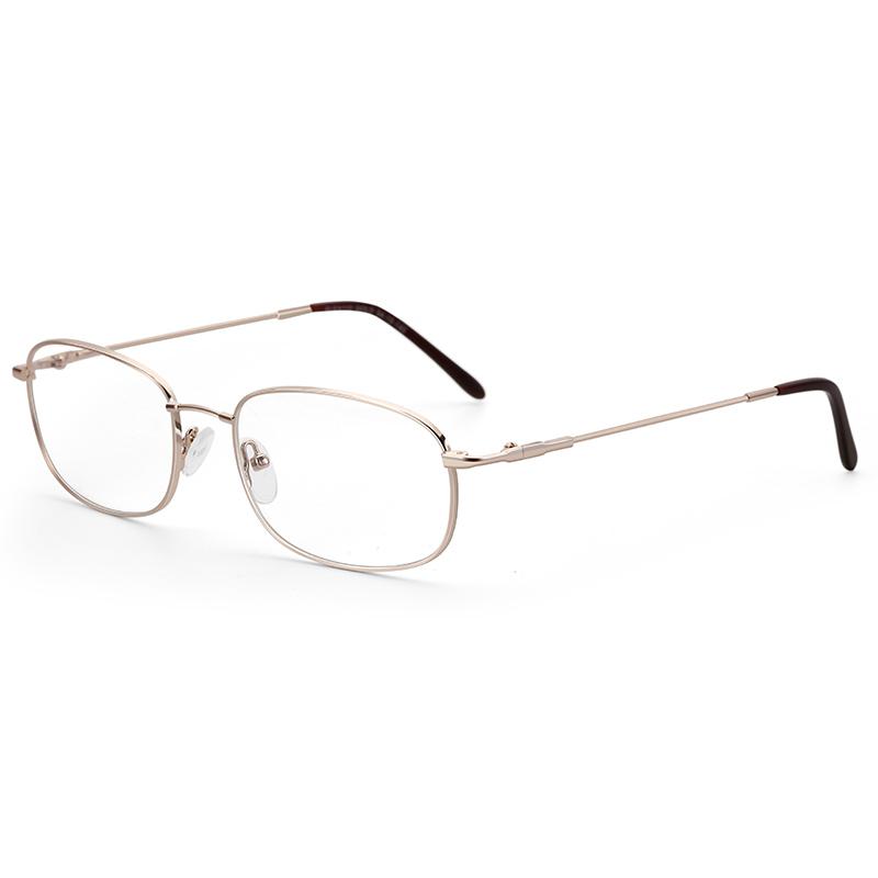 ZENOTTIC Oval Memory Metal Glasses Frame for Women Men Ultralight Flexible Optical Spectacles Myopia Prescription Eyeglassses