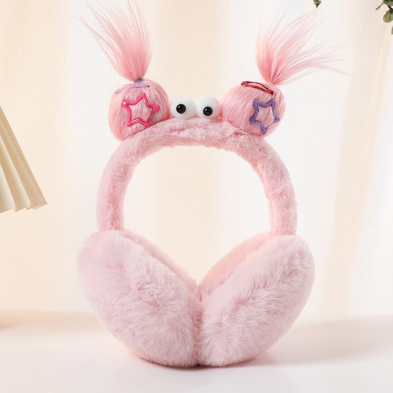 

Мультяшные милые забавные наушники трехмерные для женщин и девочек зимние утеплители для ушей складные мягкие наушники ветрозащитные наушники