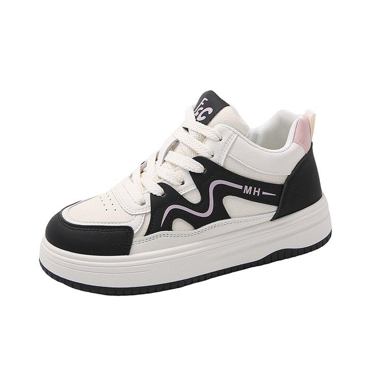 

Модные универсальные легкие студенческие туфли, дышащие, удобные, для занятий спортом на открытом воздухе, унисекс, новинка 2024 года, повседневные кеды в корейском стиле 35 чёрный