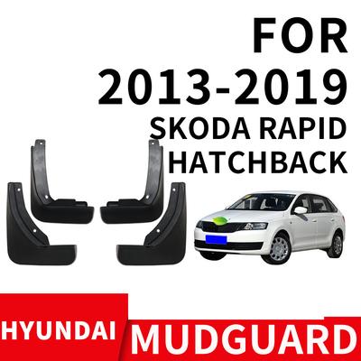 Pro Škoda Rapid hatchback 2013~2029 Autokaroserie Lapače nečistot Lapač nečistot Ochranné štíty proti stříkající vodě Zástěrky Blatníkové doplňky Auto