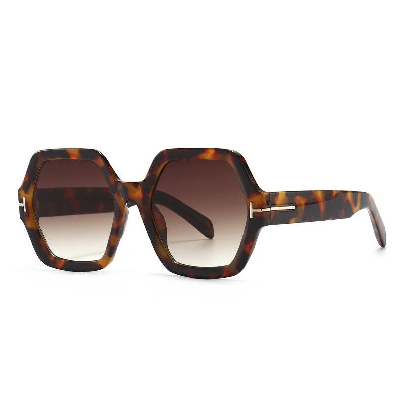 

SO & EI модные многоугольные квадратные женские солнцезащитные очки в стиле ретро, ​​брендовые дизайнерские очки с желе и чаем, мужские солнцезащитные очки с градиентом, оттенки UV400